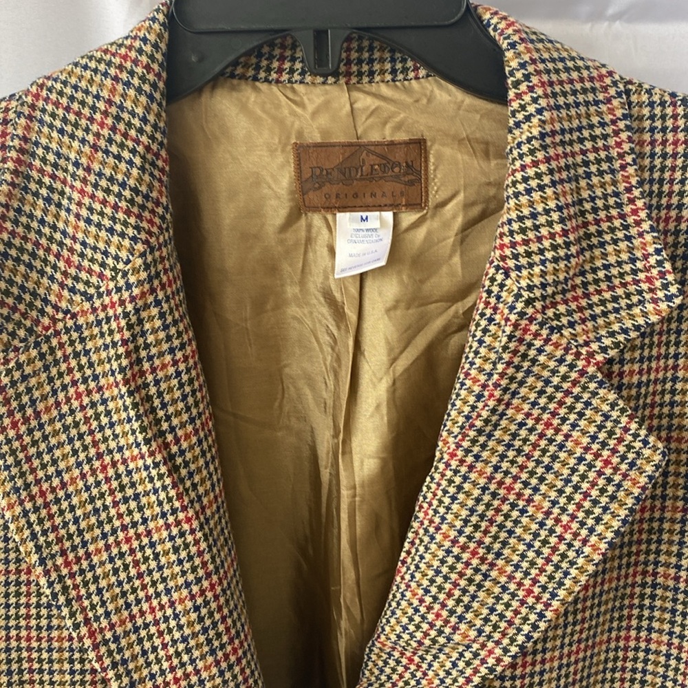 Pendleton Houndstooth Wool Jacket - image 3